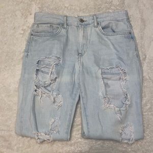 forever 21 ripped jeans